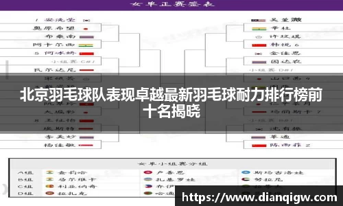 北京羽毛球队表现卓越最新羽毛球耐力排行榜前十名揭晓